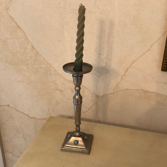 10” silver candlestick - Picture 3 of 10